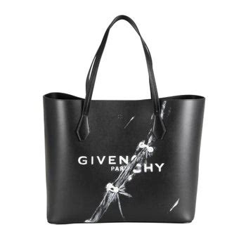 givenchy wing leather logo shopping bag|Givenchy Wing Logo Leather Shopping Bag, Black .